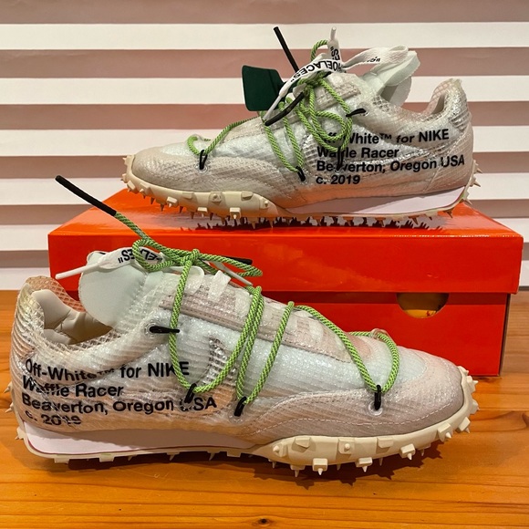 NIKE OFF-WHITE WAFFLE RACER Women’s Size 8/Men’s Size 6.5 CD8180-100 - Picture 6 of 11